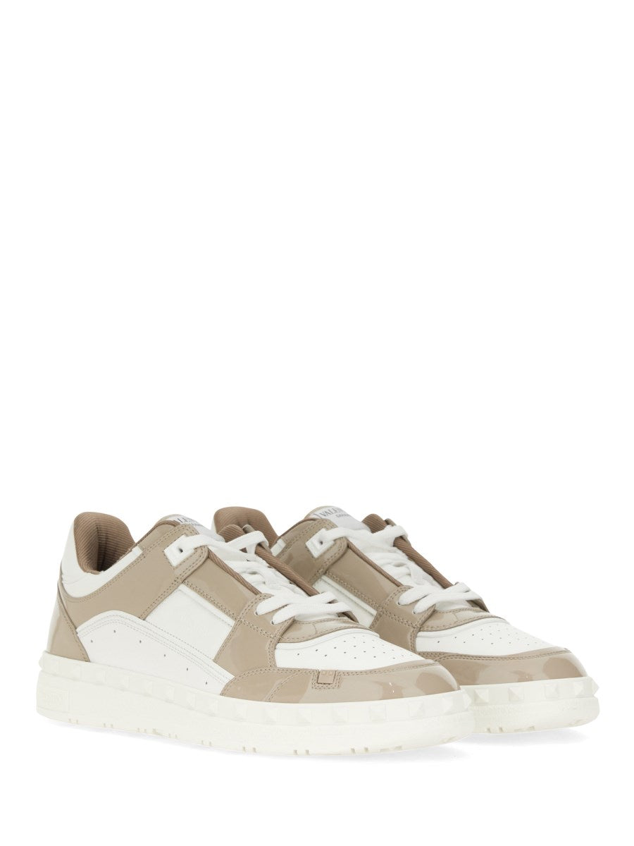 Valentino Garavani baskets Freedots en cuir