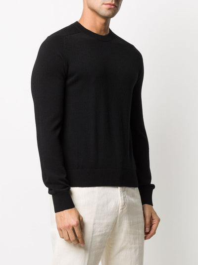 PULL COL ROND - BLACK