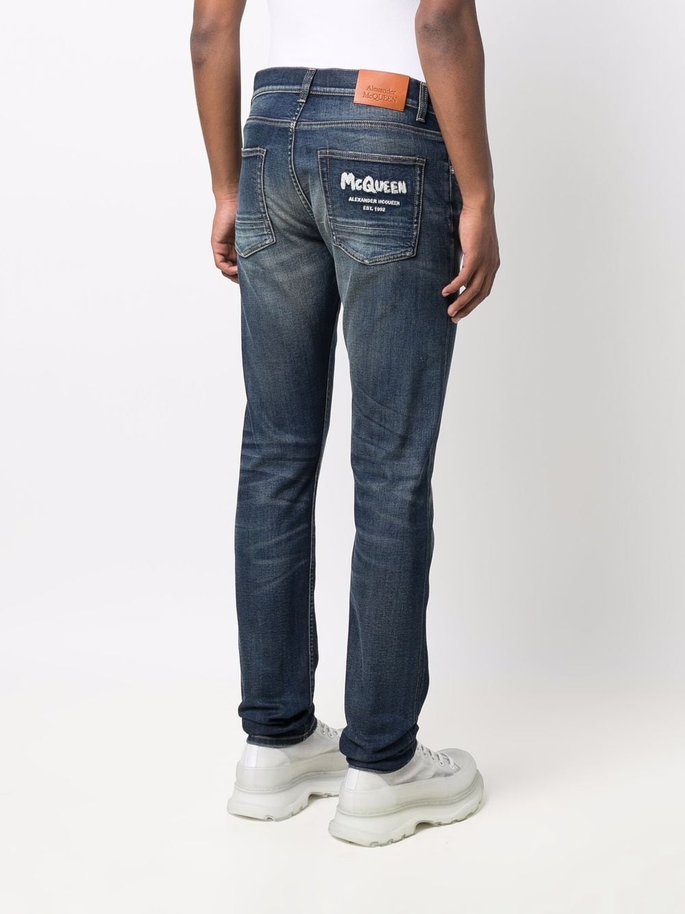 Alexander McQueen jean à coupe skinny