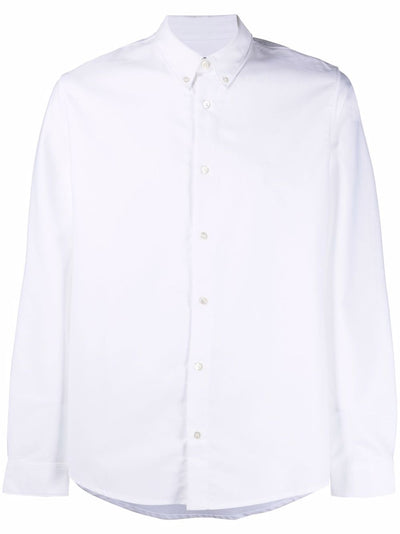 A.P.C. chemise boutonnée à logo brodé