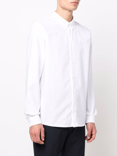 A.P.C. chemise boutonnée à logo brodé