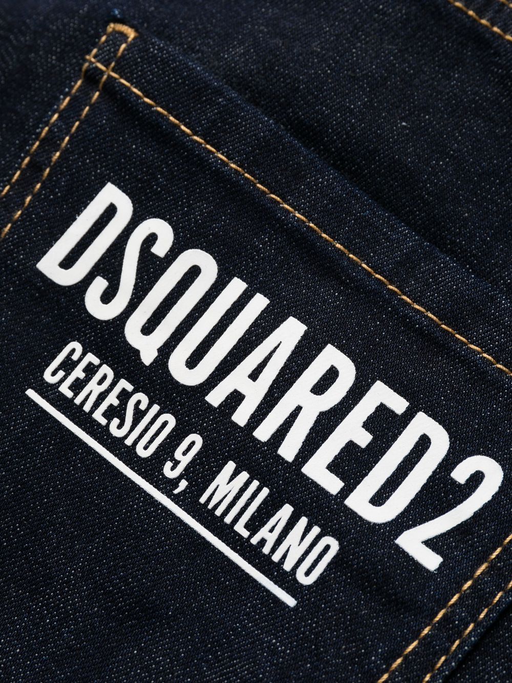 Dsquared2 jean slim à logo imprimé