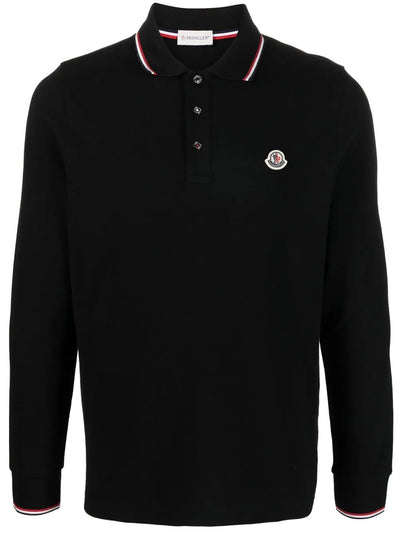 Moncler polo à patch logo