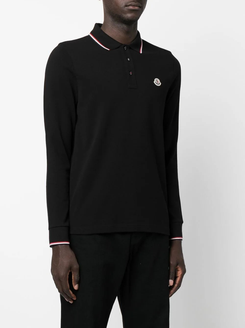 Moncler polo à patch logo