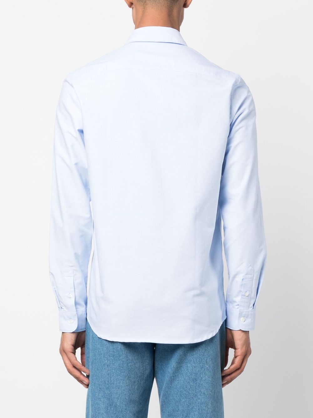 A.P.C. chemise boutonnée à logo brodé