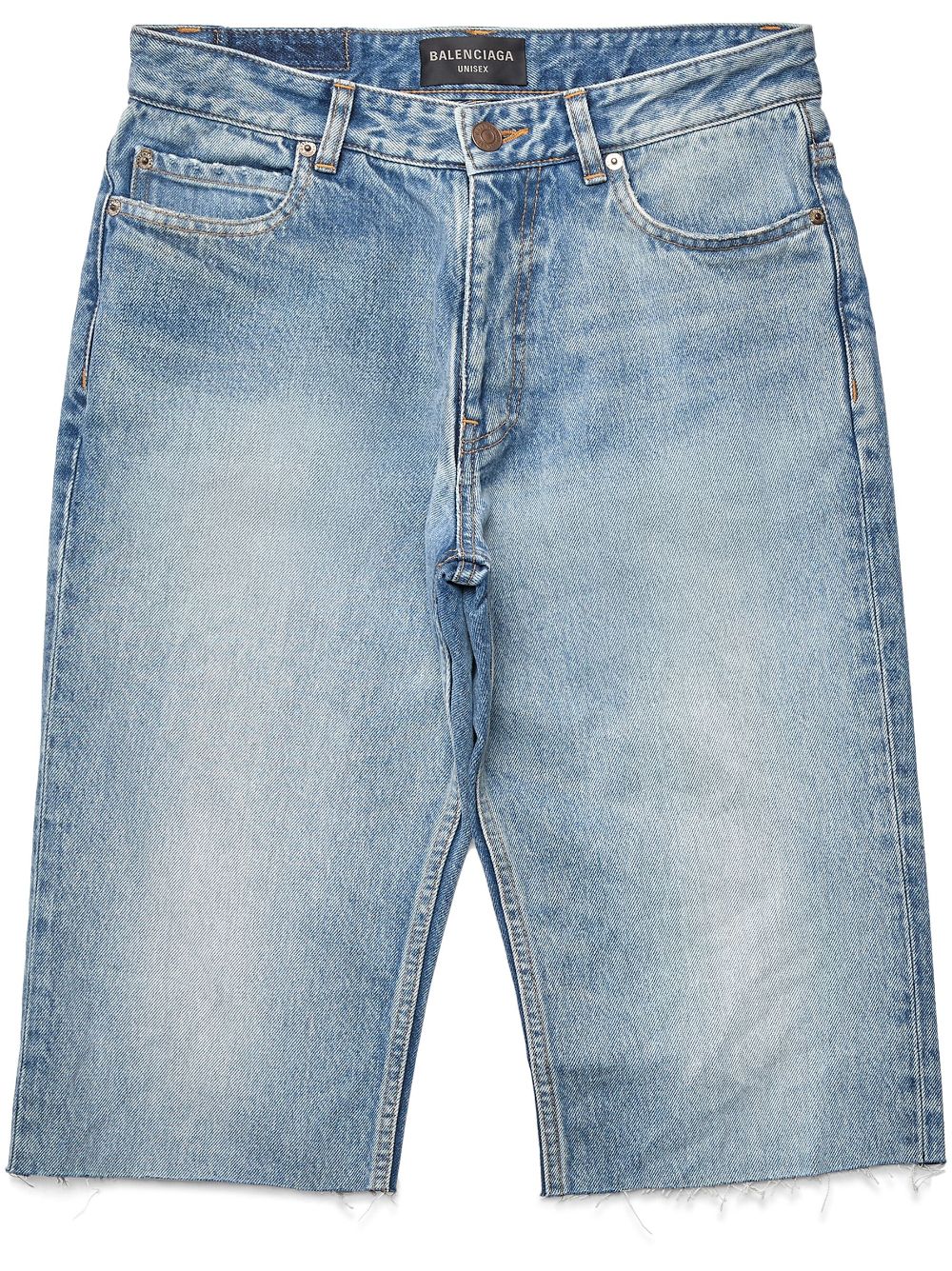 Balenciaga short en jean