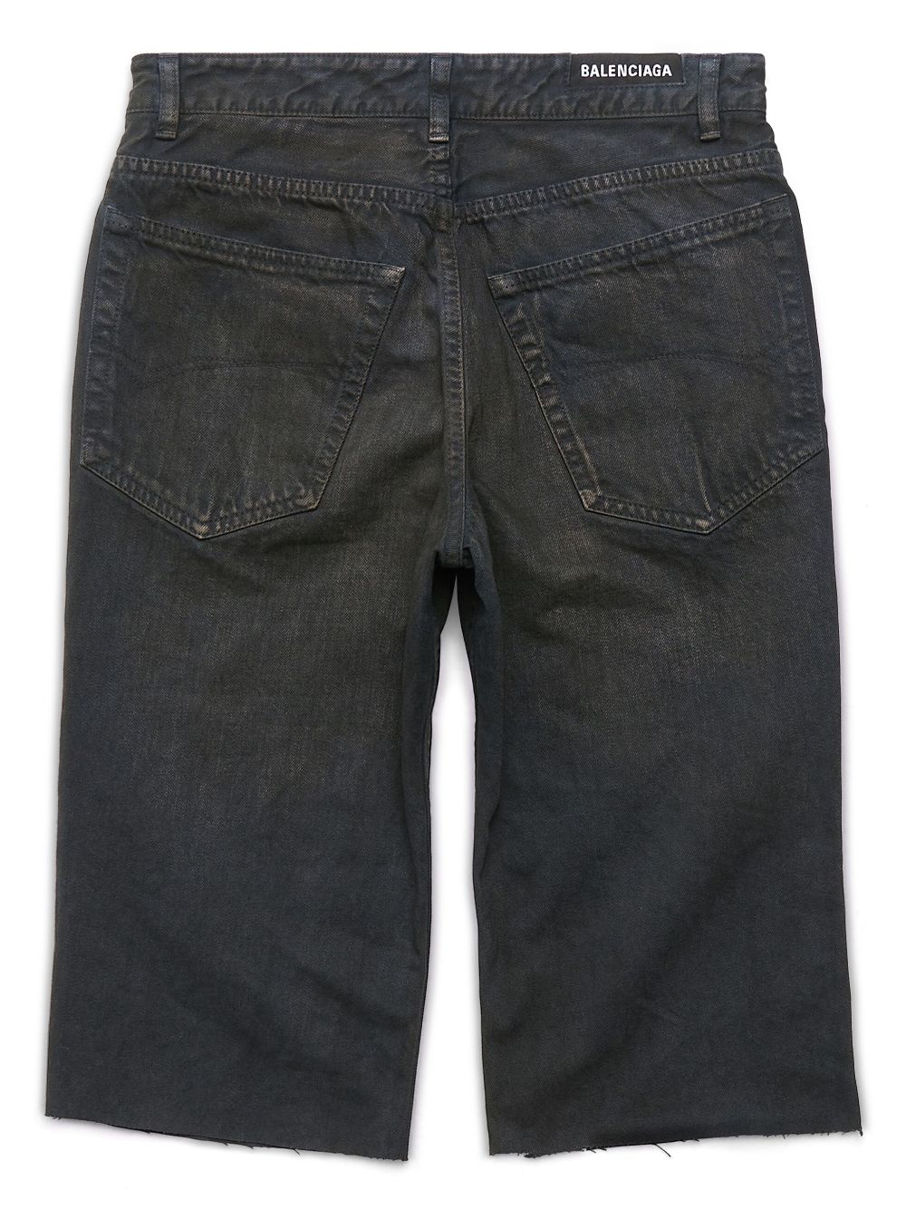 Balenciaga bermuda en jean à poches cargo