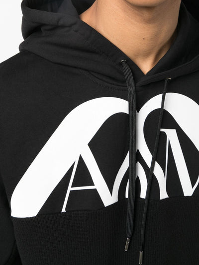 Alexander McQueen hoodie en coton à logo imprimé