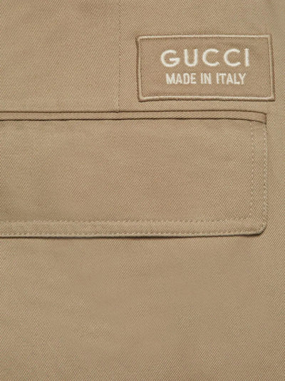 Gucci pantalon ample en coton à poches cargo