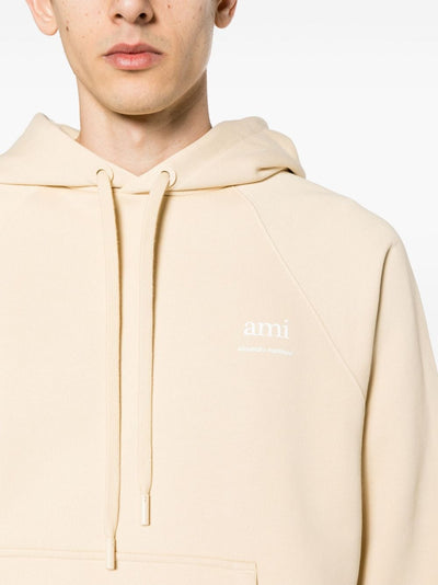 AMI Paris hoodie en coton à logo imprimé