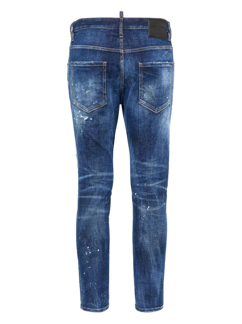 DSQUARED2 jean skinny à effet usé