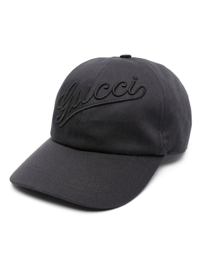 Gucci casquette en coton à logo brodé