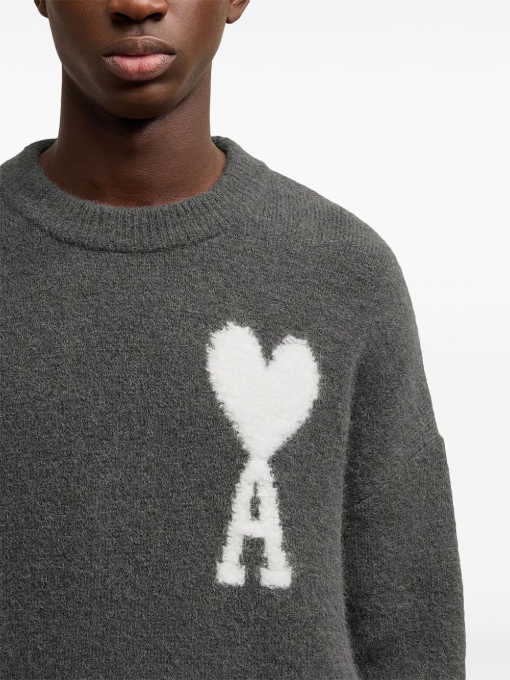 AMI Paris pull Ami De Coeur à col rond