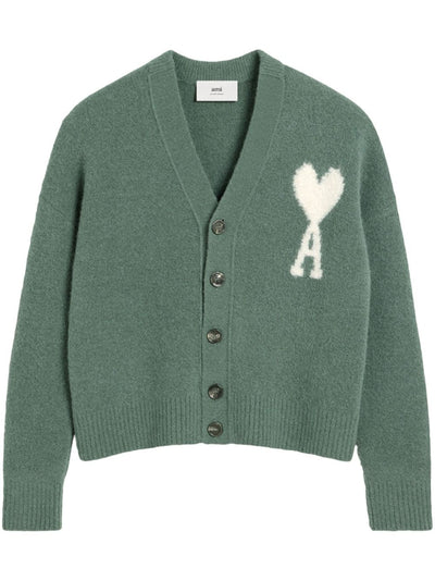 AMI Paris cardigan à logo Ami De Coeur