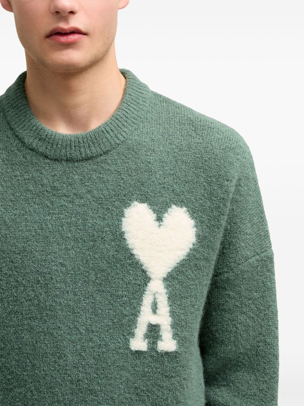 AMI Paris pull Ami De Coeur à col rond