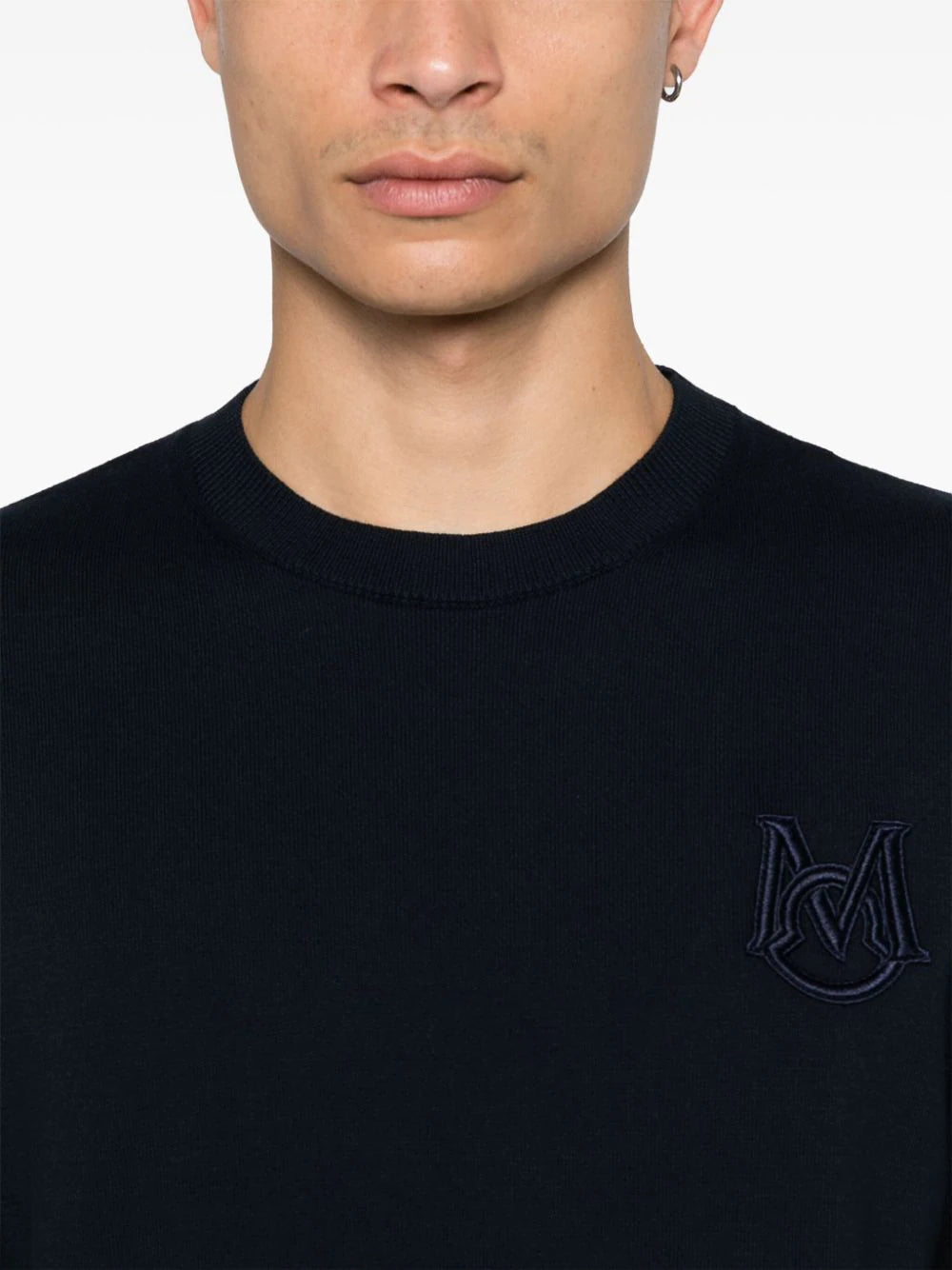 Moncler pull à motif monogrammé brodé