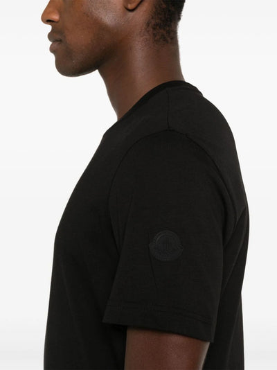 Moncler t-shirt en coton à logo imprimé