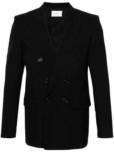 Saint Laurent blazer en gabardine de laine