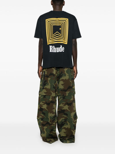 RHUDE t-shirt à logo imprimé