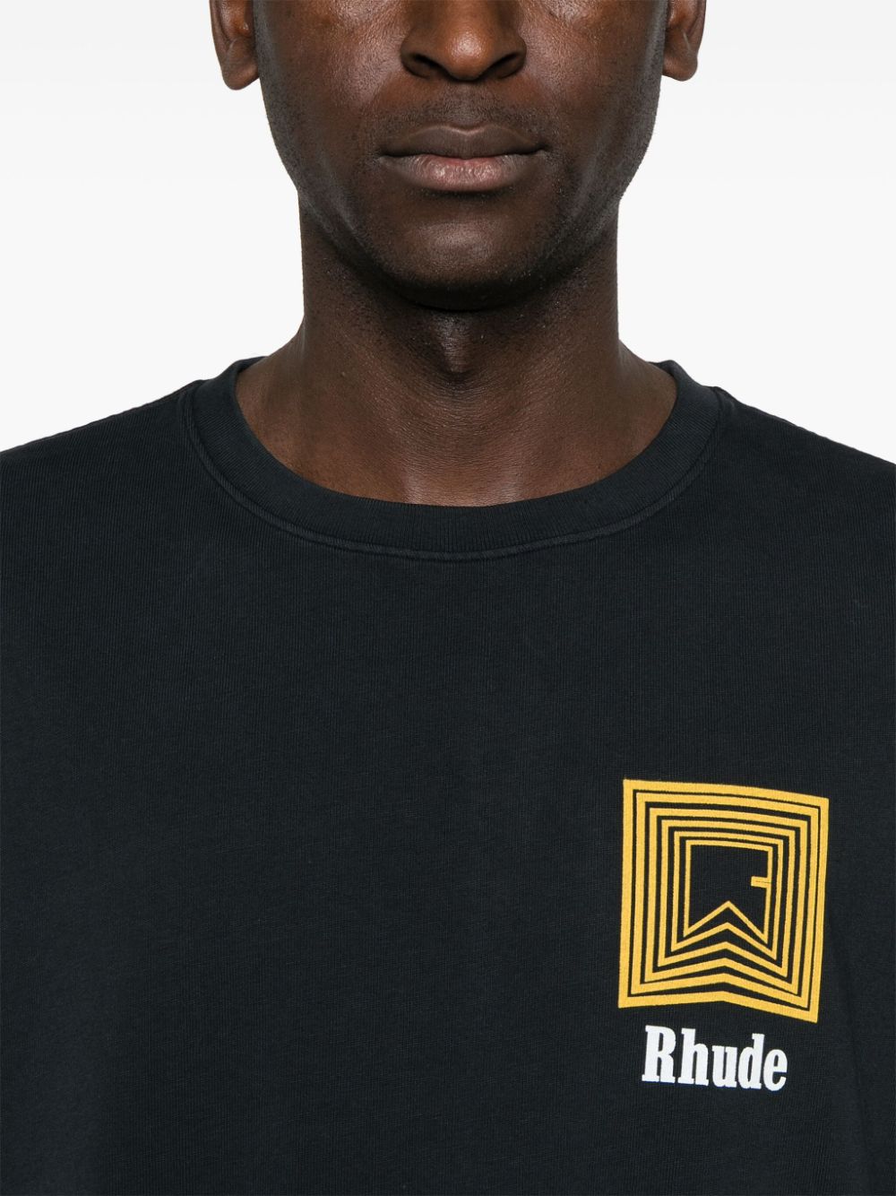 RHUDE t-shirt à logo imprimé