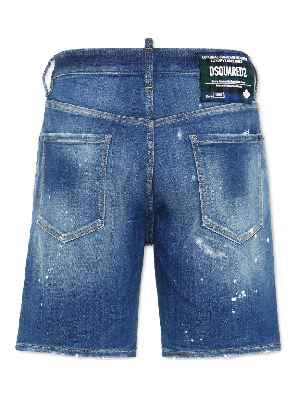 DSQUARED2 short en jean à design stretch