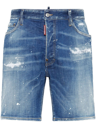 DSQUARED2 short en jean à design stretch