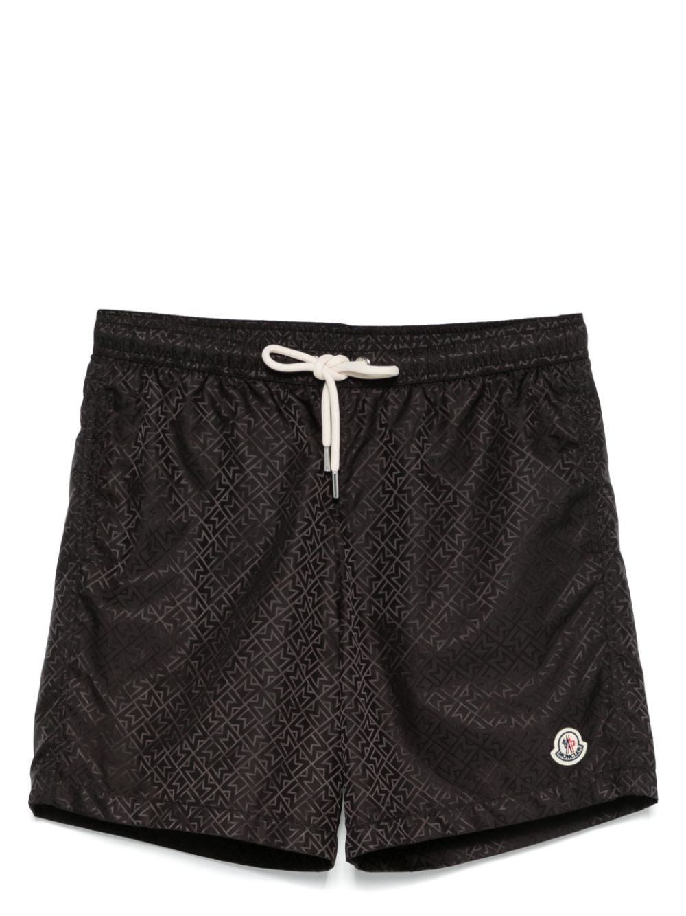 Moncler short de bain à motif monogrammé