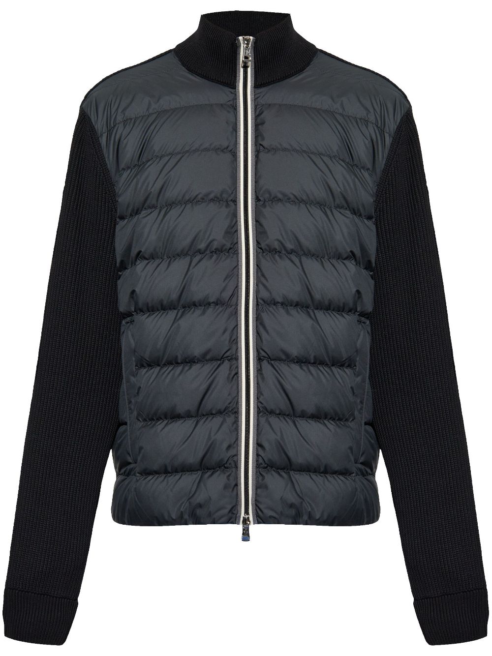 Moncler cardigan à empiècements matelassés