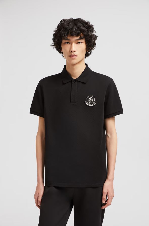 Moncler polo à empiècement CNY