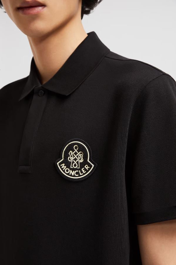 Moncler polo à empiècement CNY