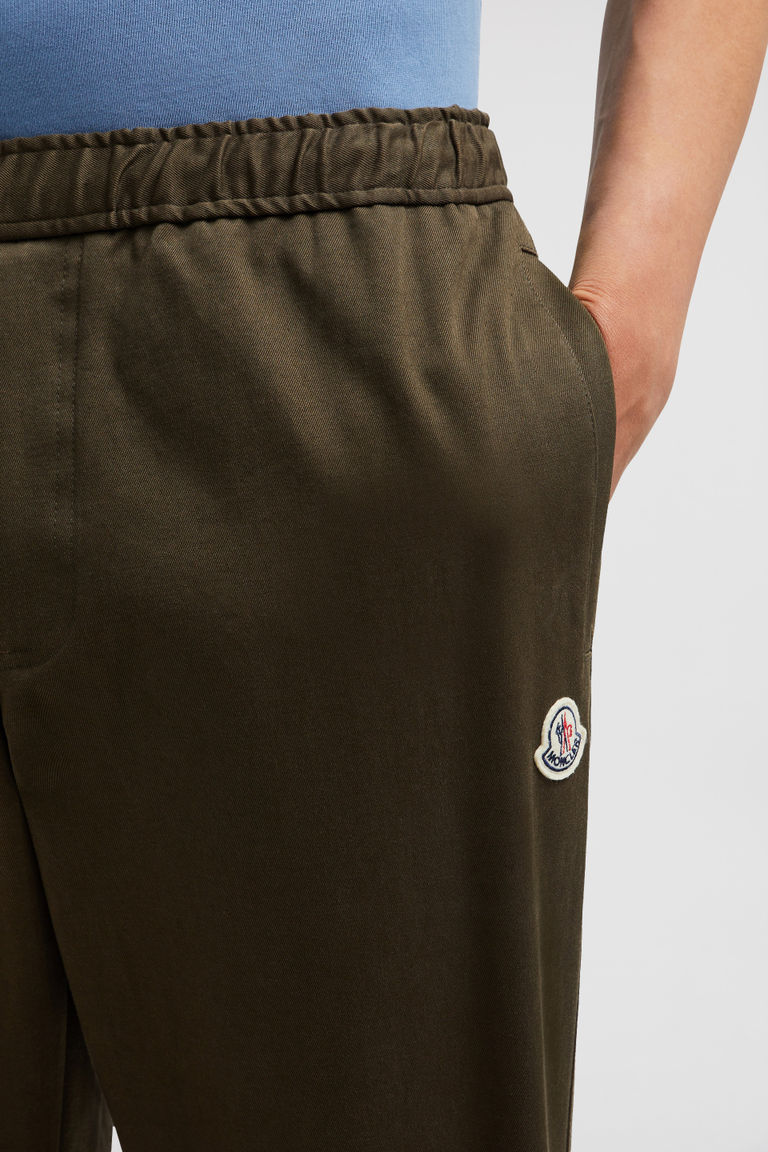 Moncler pantalon à patch logo