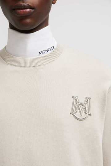 Moncler pull à motif monogrammé brodé