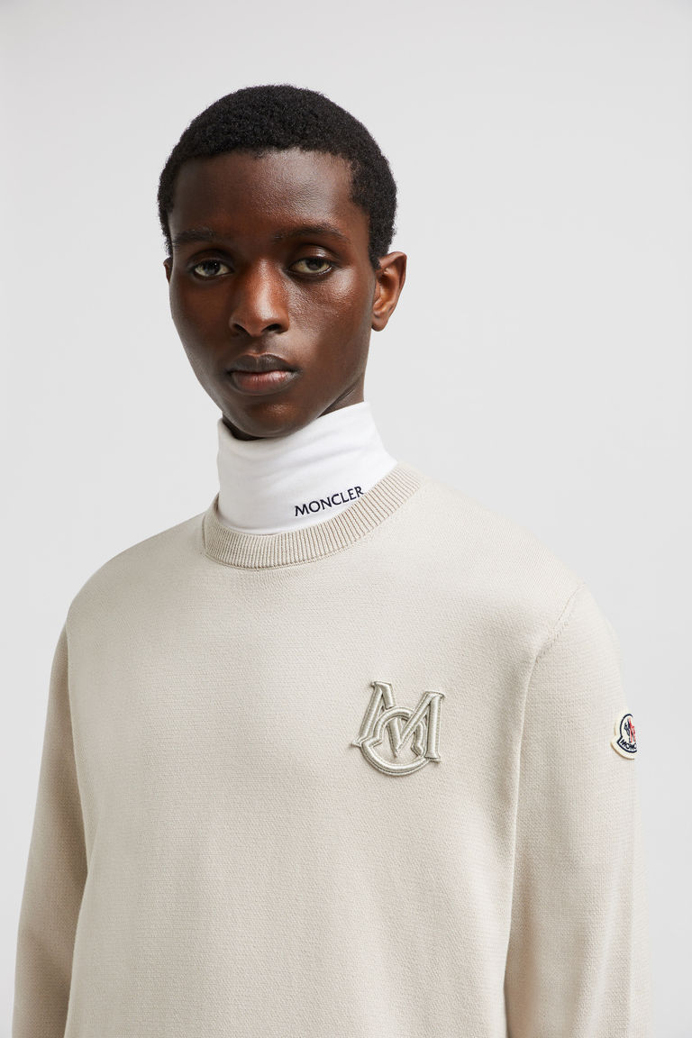 Moncler pull à motif monogrammé brodé