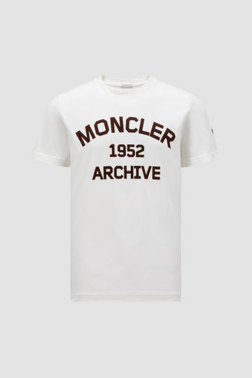 Moncler t-shirt en coton à logo floqué